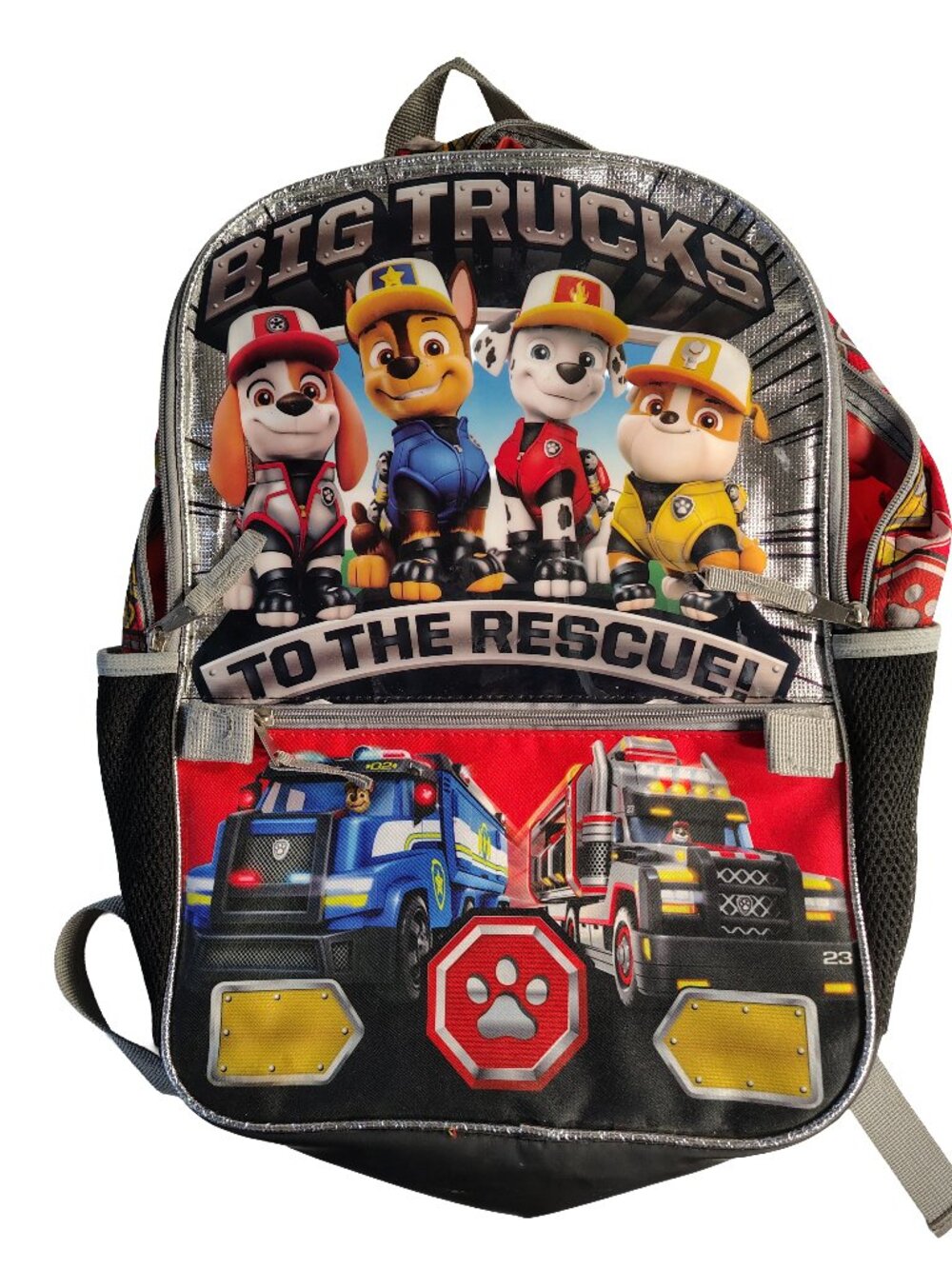 Boy's Medium Multicolored Paw Patrol Brand Themed Backpack
